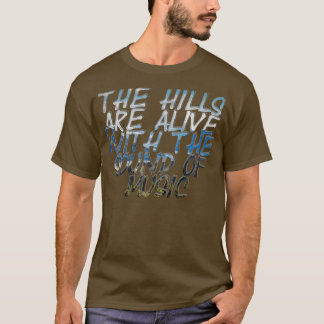 Backe lever med Ljud i Music T Shirt