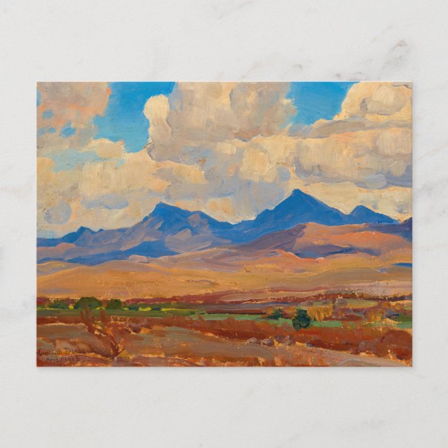 Backe nära Tumacacori Uppdrag, Arizona av Dixon Vykort (Framsida)