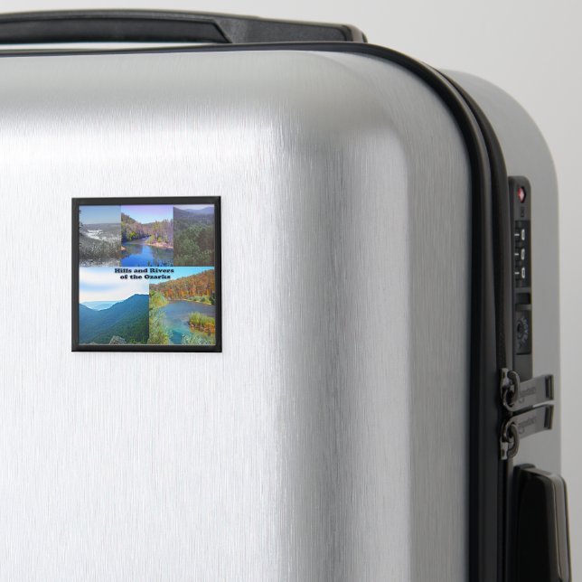 Backe och floderna Ozarks Magnet (In Situ (Luggage))