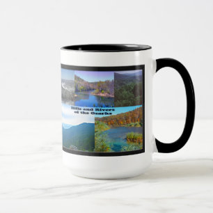 Backe och floderna Ozarks Mugg