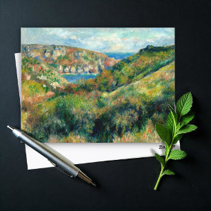 Backe runt Moulin Huet-bukten, Renoir Vykort