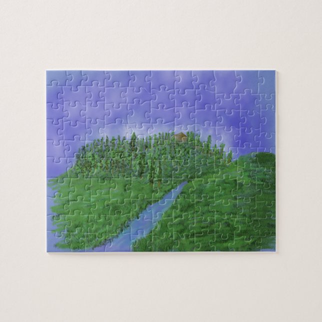 Backe & stream pussel (Horisontell)