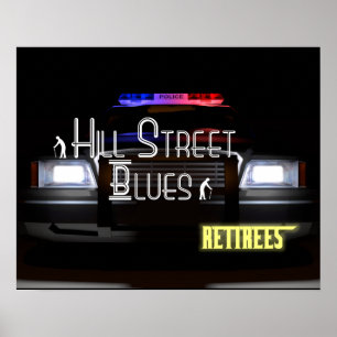 Backe Street Blues - Retirees Poster