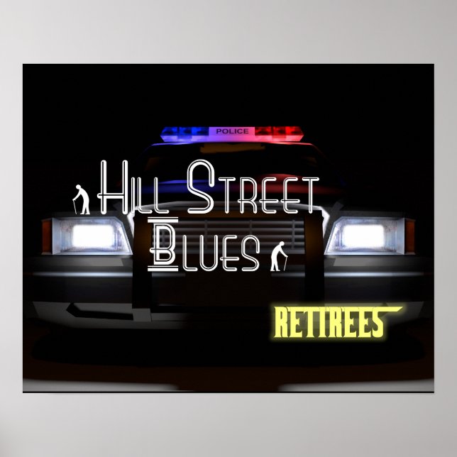 Backe Street Blues - Retirees Poster (Framsidan)