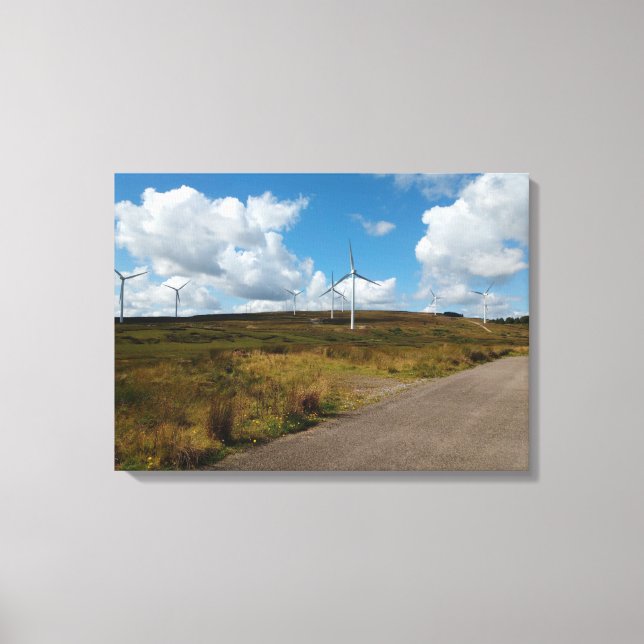 Backe Top Vind Farm Canvastryck (Framsida)