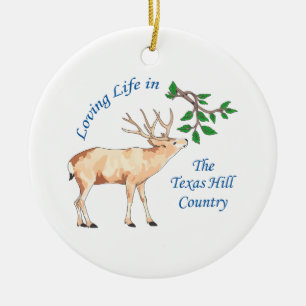 BACKELAND FÖR LOVIN TEXAS JULGRANSPRYDNAD KERAMIK