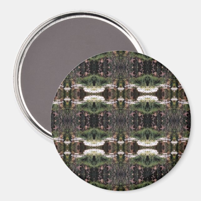 Bäcken i skogen..... magnet (Front/Back)