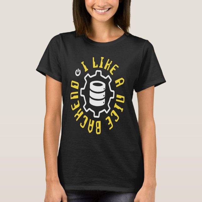 Backend Softwareutvecklare  IT Datatekniker J T Shirt (Framsida)