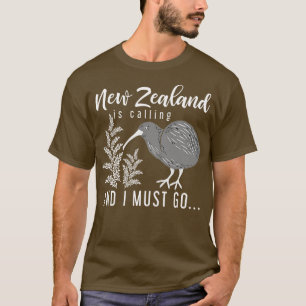 Backerpacker Kiwi Gift Nya Zeeland T Shirt