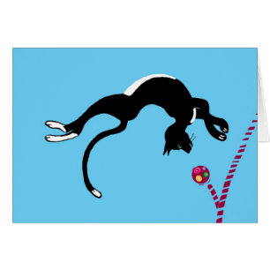 Backflip-katt Hälsningskort