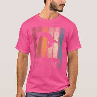 Backflip Trampoline Jumping Jumper Tumbling Retro T Shirt