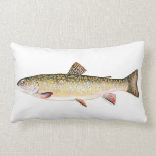 Bäckforellfisk Lumbarkudde
