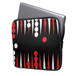 Backgammon Board Design Laptop Fodral