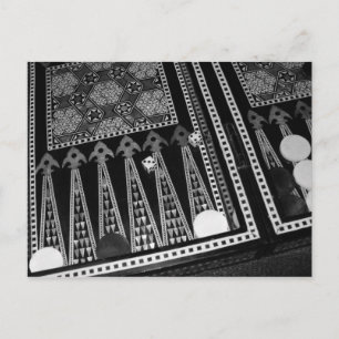 Backgammon Board-vykort Vykort