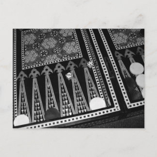 Backgammon Board-vykort Vykort