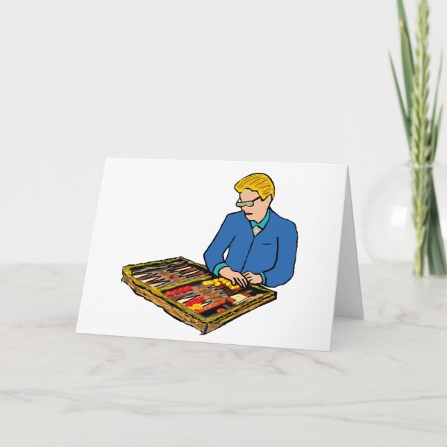 Backgammon Kort (Framsida)