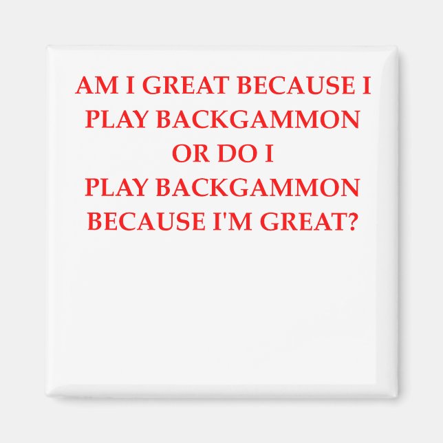 backgammon magnet (Framsidan)