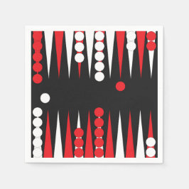 Backgammon Pappersservett