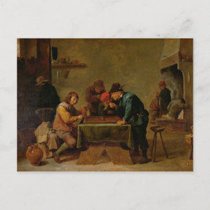 Backgammon Players, c.1640-45 Vykort