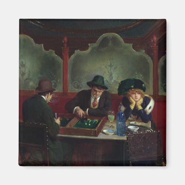 Backgammon Players Magnet (Framsidan)