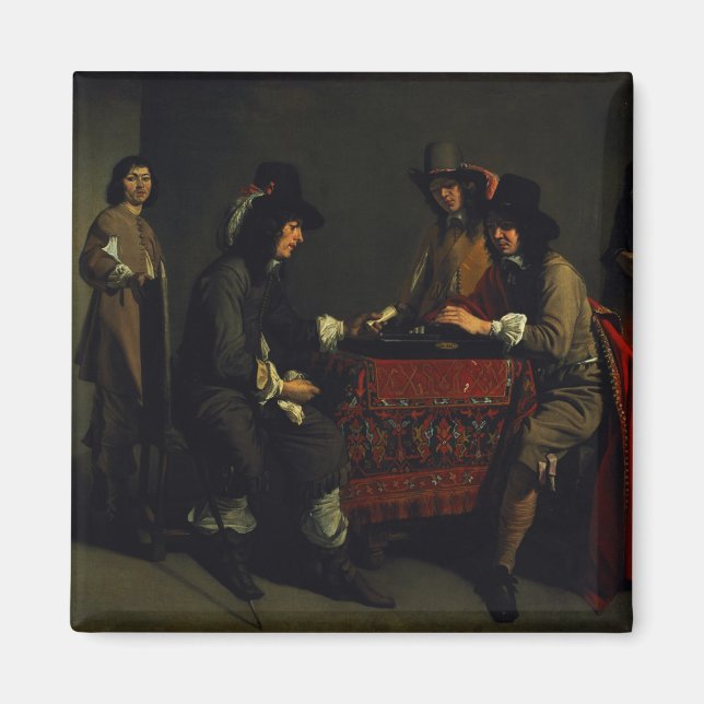 Backgammon Players Magnet (Framsidan)