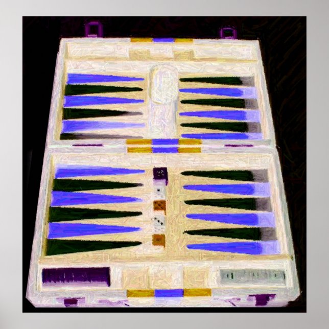 BACKGAMMON POSTER (Framsidan)