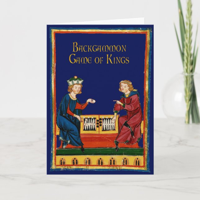 Backgammon: Spelet i Kung Helgkort (Framsida)