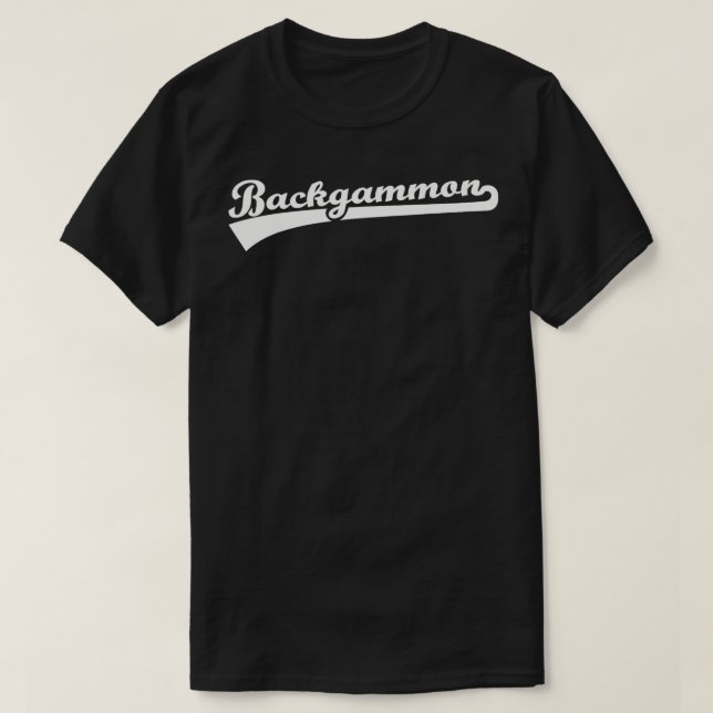 Backgammon T Shirt (Design framsida)