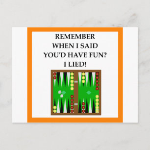 backgammon vykort