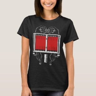 Backgammon Wooden Board-spel T Shirt