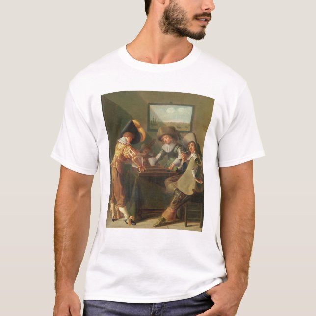 Backgammonspelare, 17th århundrade tee shirt (Framsida)