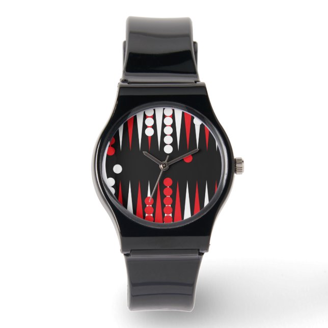 Backgammonspelare Armbandsur (Framsida)