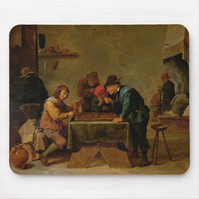 Backgammonspelare, c.1640-45 musmatta (Framsidan)