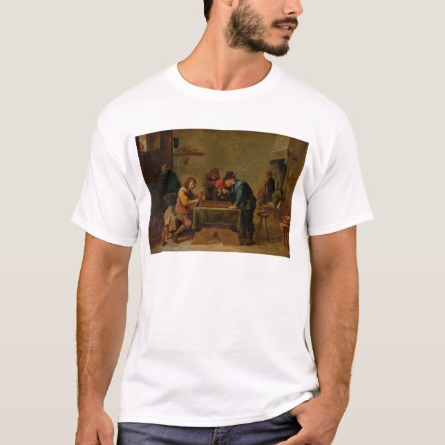 Backgammonspelare, c.1640-45 t-shirt (Framsida)