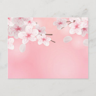 Background Flower Design för Cherry Blommars Blomm Vykort