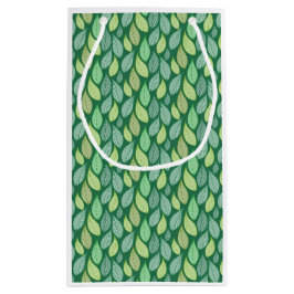 Background Gift Bag löv Mönster