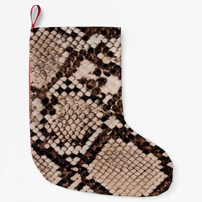 background of snake skin texture liten julstrumpa (Framsidan)