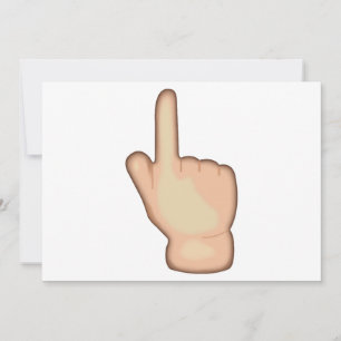 Backhand Index för uppåtpekande - Emoji
