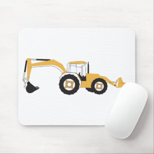 Backhoe Construction Lastbil Musmatta