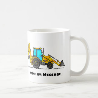 Backhoe Mugg, Excavator Mugg, Construction Theme M Kaffemugg