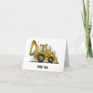 Backhoe operator tack kort