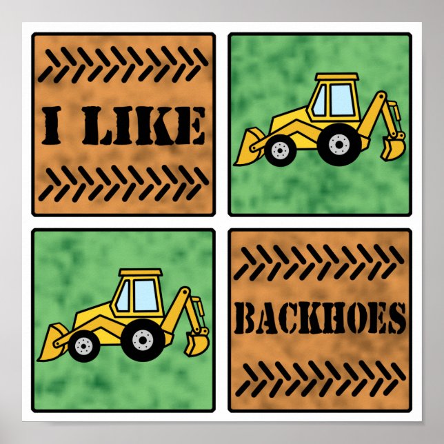 Backhoe Poster (Framsidan)