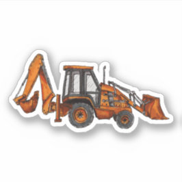 Backhoe Sticker Klistermärken