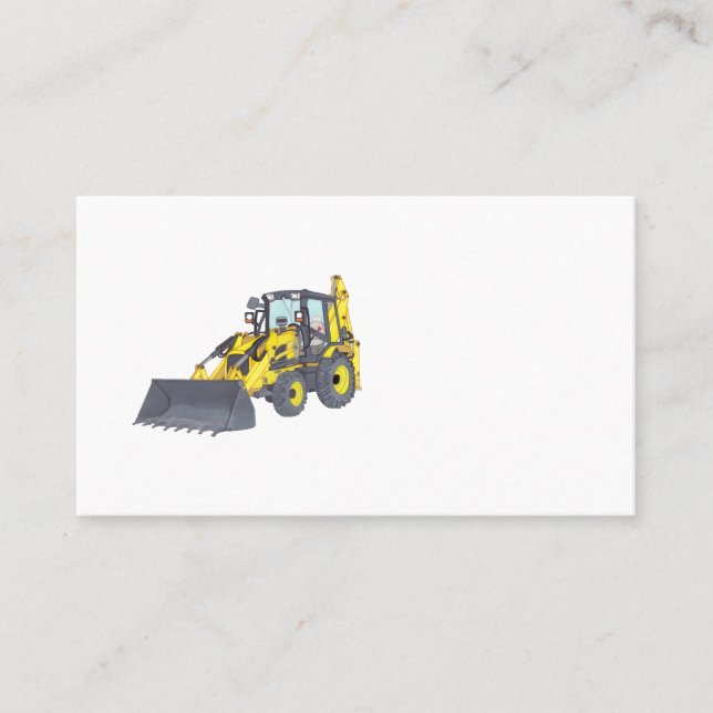 BACKHOE VISITKORT (Framsida)
