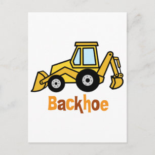 Backhoe Vykort