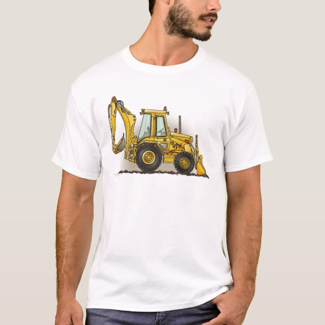 Backhoemanar T-tröja Tee (Framsida)
