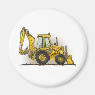 Backhoerundamagnet Magnet