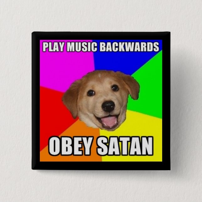 Backmasking knäppas knapp (Framsida)