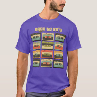 Backo 80-tals Retro Musik Kassett S vintage T Shirt