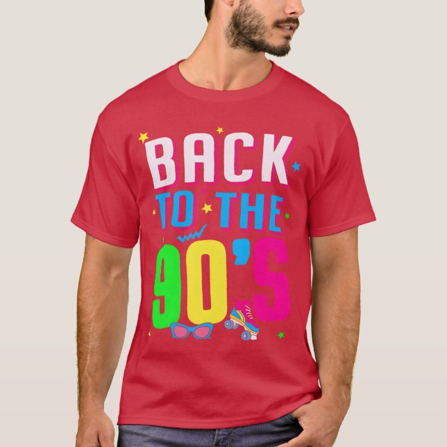 Backo the 90s 90-talsfestis t shirt (Framsida)